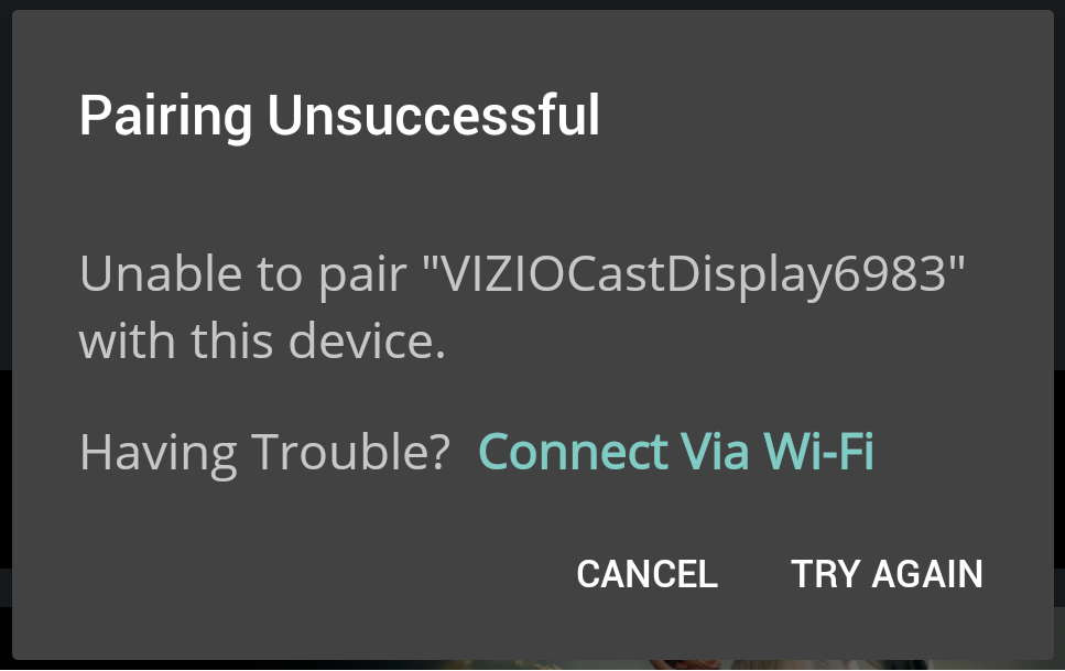 how to connect phone to vizio tv wireless