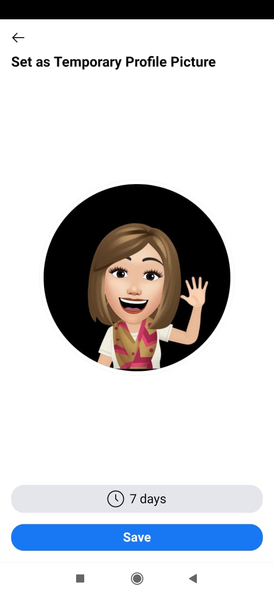 How do I create an avatar on Facebook?