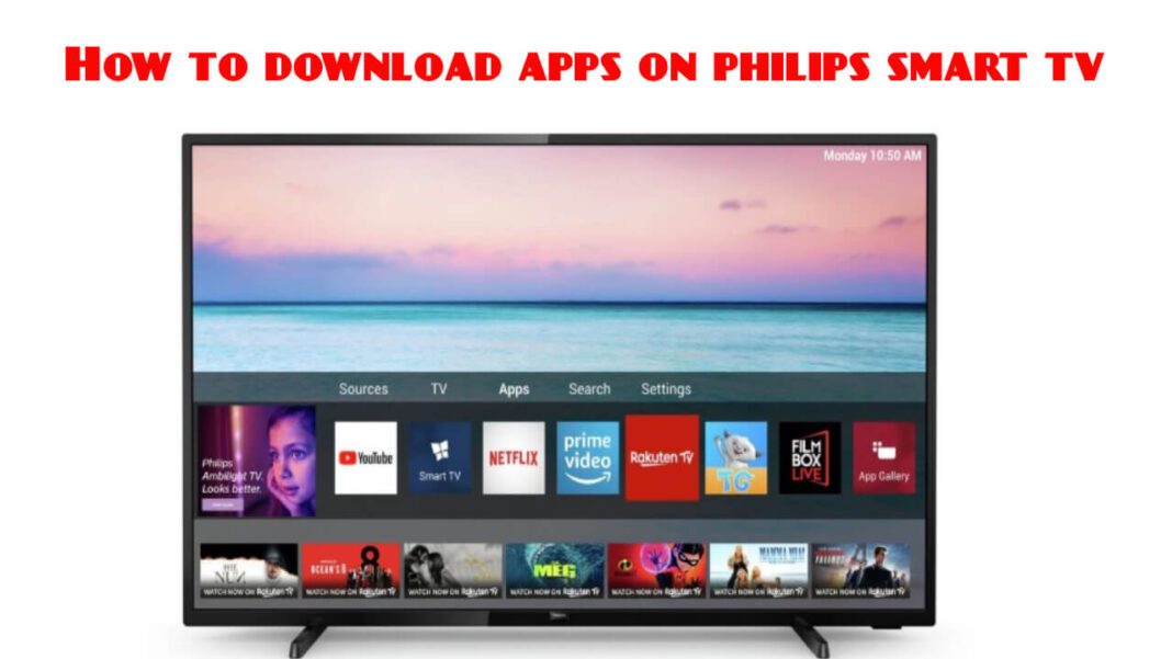 How to download apps on a philips smart tv