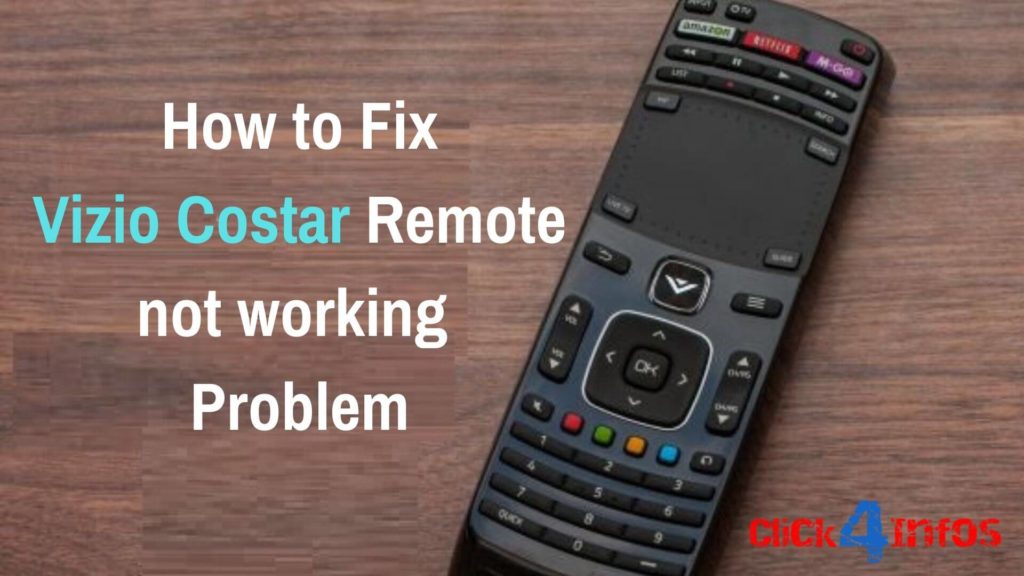 How to fix Vizio costar remote not working problem