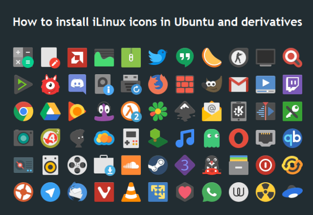 How to install iLinux icons in Ubuntu and derivatives