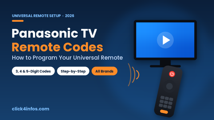 program universal remote, Panasonic Viera remote code